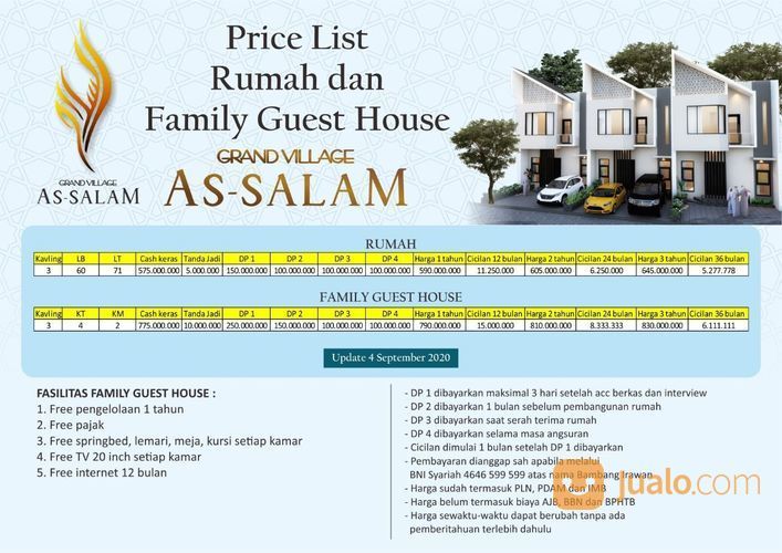 Perumahan & Rumah Kos Grand Village As Salam Kota Malang