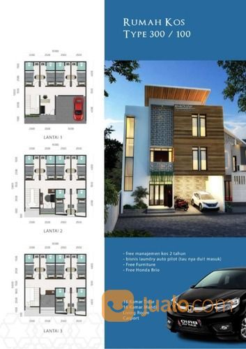 Kost Malang Kota Murah Dg 11 KT & 11 KM Dalam