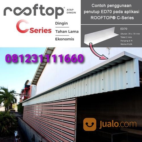 Harga Atap PVC Rooftop C-Series 12 Mm Permeter Termurah Surabaya