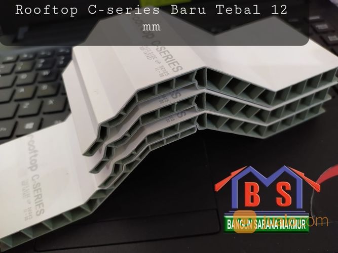 Harga Atap PVC Rooftop C-Series 12 Mm Permeter Termurah Surabaya