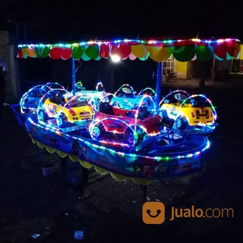 Odong Odong Mobil Mini Full Lampu Hias LED 3 Warna
