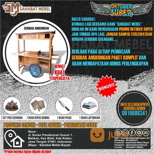 Rombong Angkringan / Gerobak Angkringan Paket Komplit TERMURAH