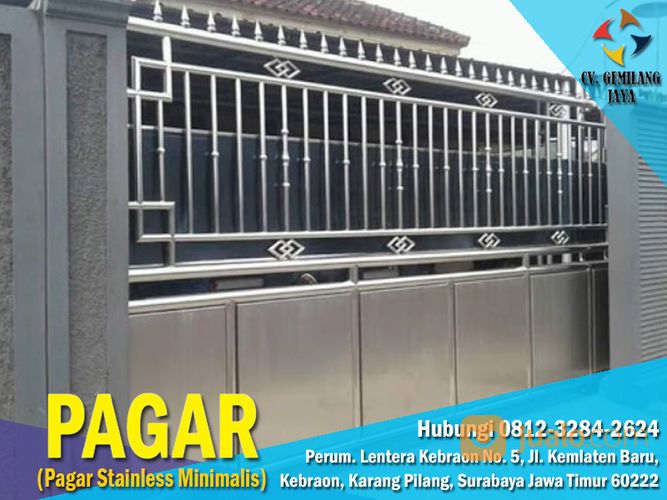 JASA PEMBUATAN PAGAR STAINLESS