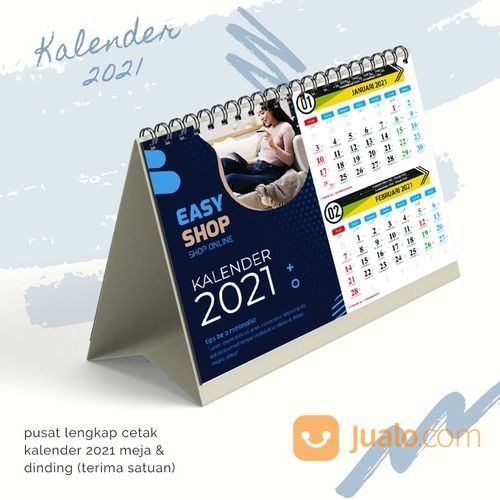 Cetak Kalender Meja 2021 Satuan