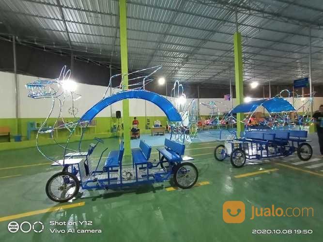 Usaha Odong Becak Kayuh 01 Becak Gowes Baru