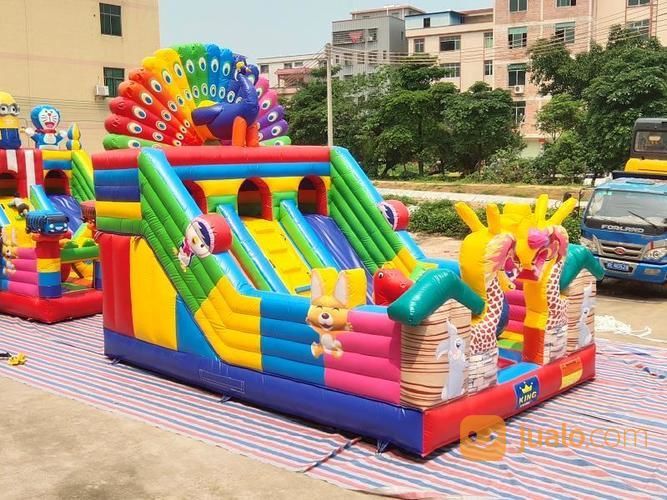 Rumah Balon Istana Balon Bompes Odong Wahana Pasar Malam 4 X 6