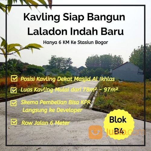 TANAH KAVLING SIAP BANGUN DI CIOMAS BOGOR | LALADON INDAH BARU