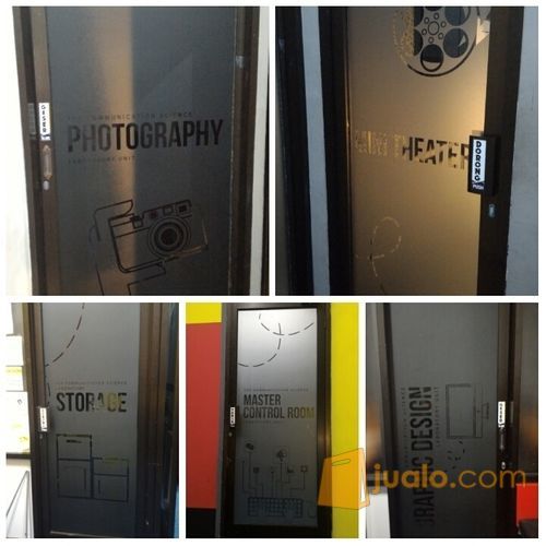 Sticker Sandblast/Sticker Kaca Es Dan Kaca Film Malang Kota