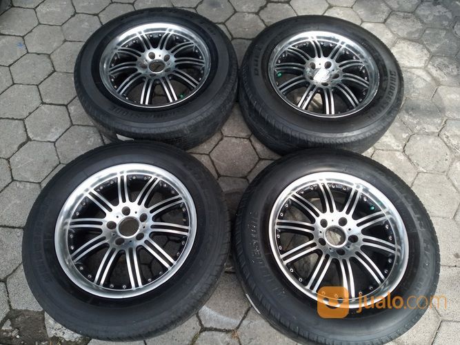 Paketan Velg Ashanti R17x7,5 ET45 Pcd 5x114 + Ban Bridgestone 225/65R17