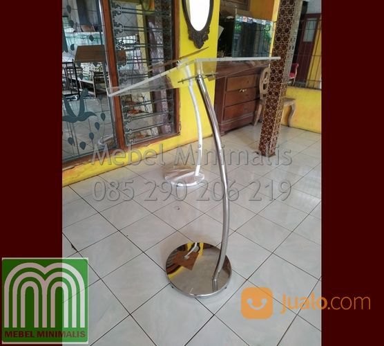 Ready Stock Mimbar Podium Pulpits Minimalis Akrilik Mimbar Acrylic Gereja Stainless Steel Solid