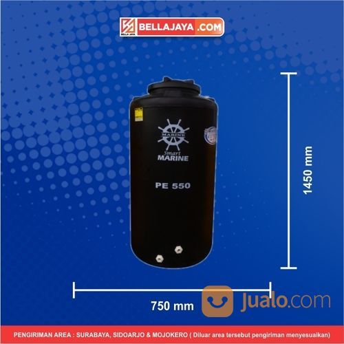 Tandon Air Smart Marine 550 Liter Hitam