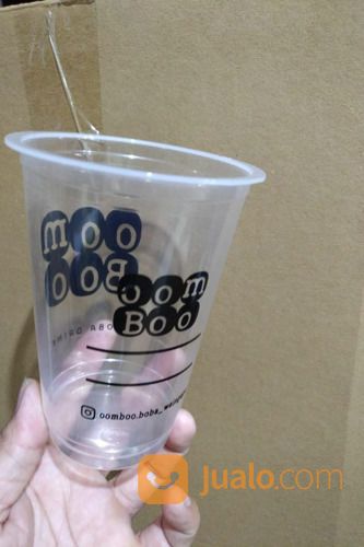 Sablon Gelas Plastik 16oz 9 Gram Datar
