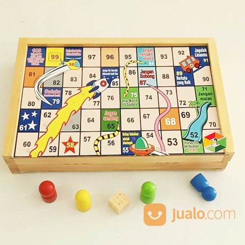 Ular Tangga Islami Mainan Edukasi Anak Muslim