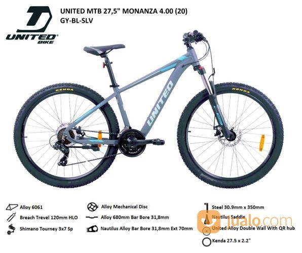 Sepeda Mtb 27.5 United Monanza 4.0