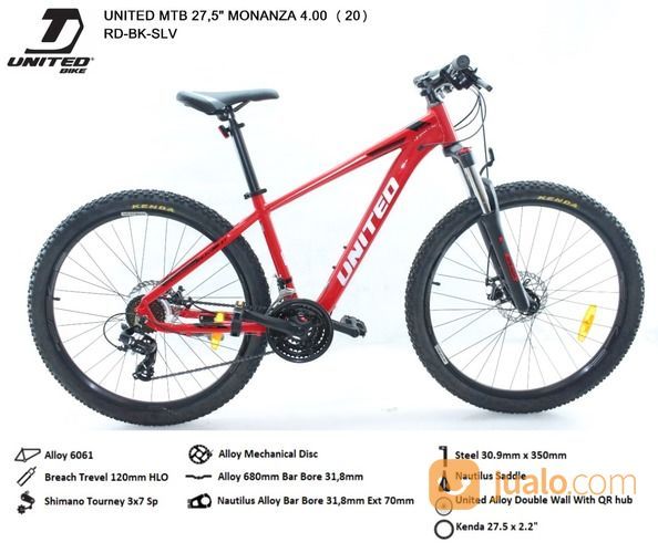 Sepeda Mtb 27.5 United Monanza 4.0