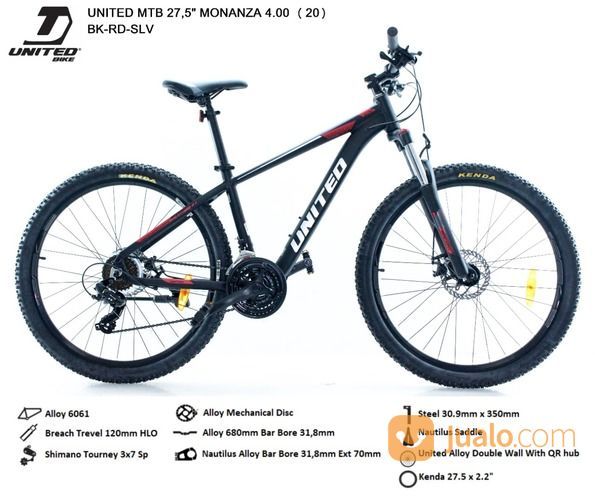 Sepeda Mtb 27.5 United Monanza 4.0