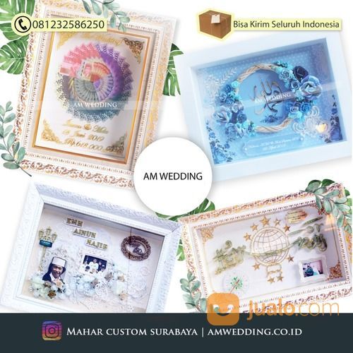 Hiasan Pigura Mahar Acrylic