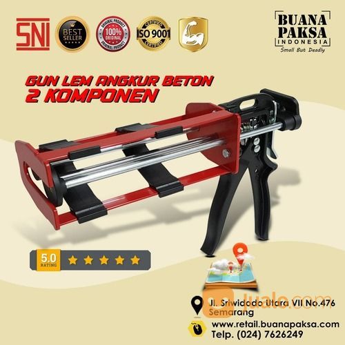 Dispenser / GUN Fosroc Lokfix E75 Gun Untuk 2 Komponen Lem Angkur Lem