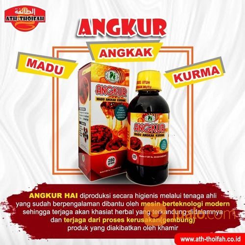 ANGKUR Madu Angkak Kurma / Obat Demam DBD Tipes Meningkatkan Trombosit
