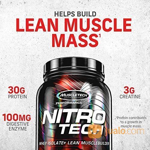 MuscleTech Nitro Tech 2.2 Lbs / 2.2lb 2.2lbs Iso Isolate Lb Nitrotech Whey