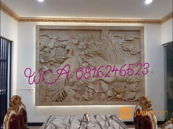 RELIEF UKIRAN BATU ALAM HIASAN DINDING