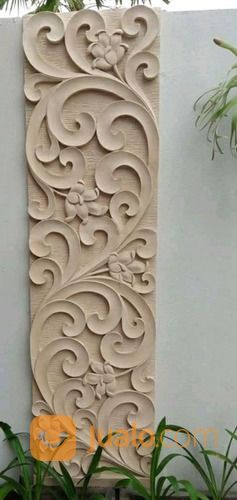 RELIEF UKIRAN BATU ALAM HIASAN DINDING