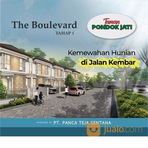 Rumah Taman Pondok Jati Sidoarjo Geluran 2 Lantai Tipe Baru Terbatas