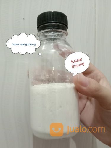 Serbuk Tepung Bubuk Kalsium Tulang Sotong Murni Kura Reptil Tortoise Gecko Kadal