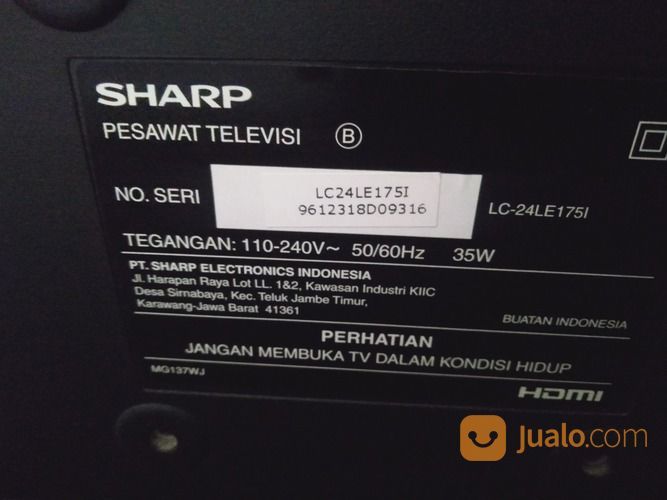 Murah TV LCD SHARP 24 INCH