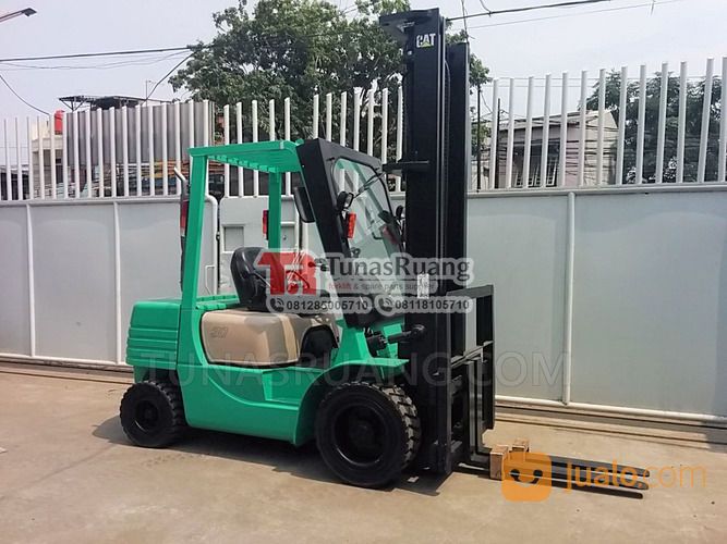 Mitsubishi 3 Ton Caterpillar Diesel Forklift 4.5 Meter Second Bekas
