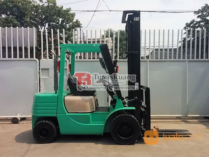 Mitsubishi 3 Ton Caterpillar Diesel Forklift 4.5 Meter Second Bekas