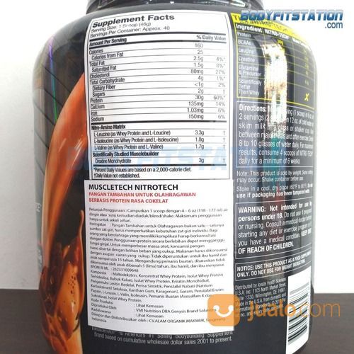 MuscleTech Nitro Tech 4 Lbs / 4lb 4lbs Iso Isolate Lb Nitrotech Whey