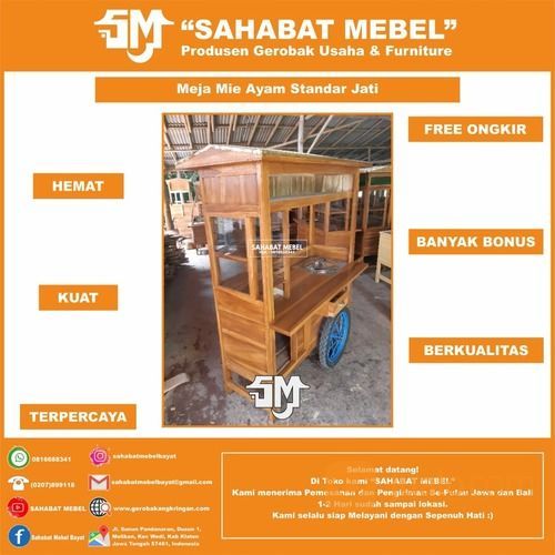 Gerobak Mie Ayam - Rombong Mie Ayam