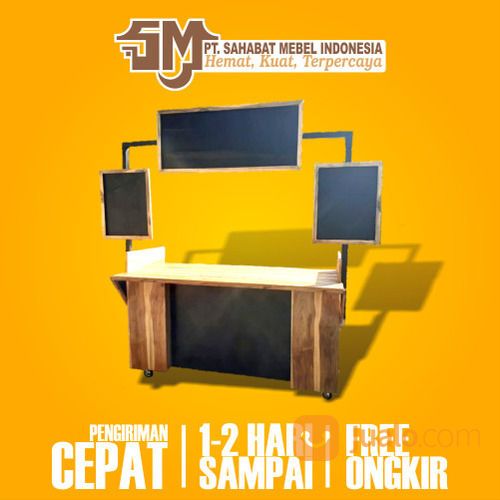 Stand Makanan & Minuman Kekinian Booth Portable 5