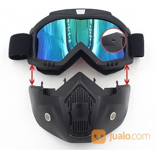 Google Mask Helm Motor Kaca Mata Motor Kacamata Airsoft Gun Paint Ball