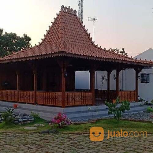 Joglo Pendopo Bahan Kayu Jati Ukir Tumpangsari