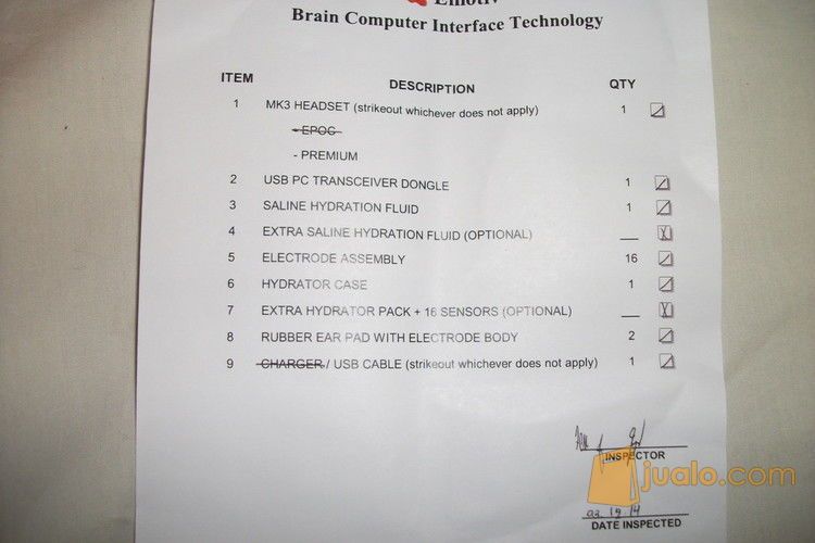 Emotiv Epoc Brain Computer Interface Technology (Premium)