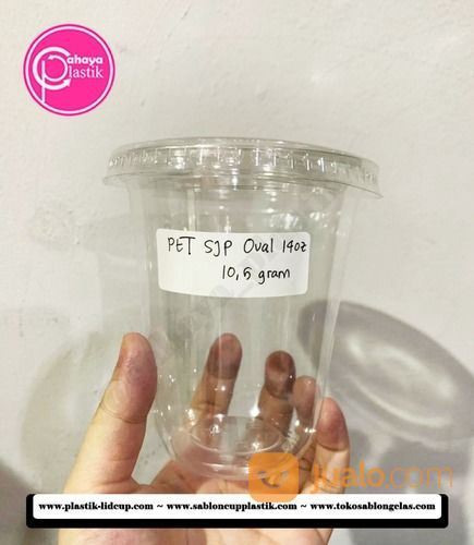 CUP PET 14 OZ OVAL 10,5 GRAM