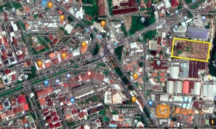 Tanah Jalan Puri Kembangan Seberang Mutiara Kedoya Cheap Di Bwh 10 Juta