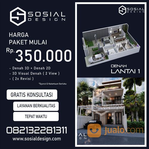 Jasa Arsitek Rumah Jogja / Yogyakarta - Desain Rumah Jogja