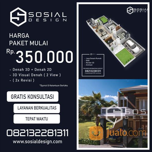Jasa Arsitek Jogja - Desain Rumah Jogja/Yogyakarta Murah