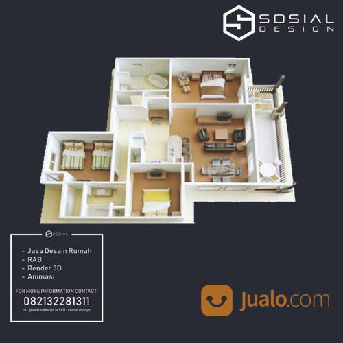 Jasa Arsitek Jogja - Desain Rumah Jogja/Yogyakarta Murah