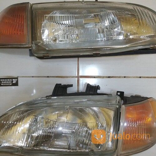 Headlamp Lampu Depan OEM Honda Civic Genio Bahan Kaca 1SET Kiri Kanan