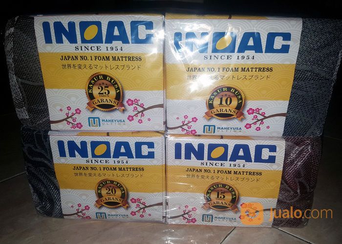 Kasur Busa Inoac Type Platinum Garansi 25 Tahun Kain Jacquard Knitting 120x200x14 (Cm)