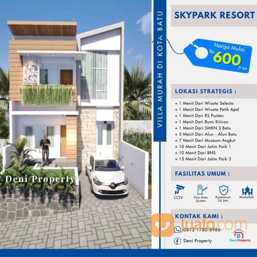 Hunian Modern Kawasan Wisata Musium Angkut Skypark Resort