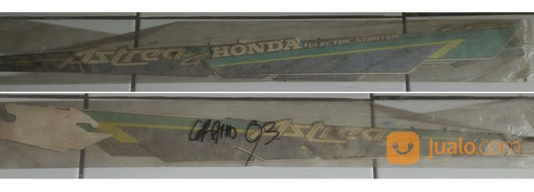 STRIPING FULL SET HONDA ASTREA GRAND ORIGINAL TAHUN 91-92 Warna Hijau Kualitas ORI 3 Lapis NOS