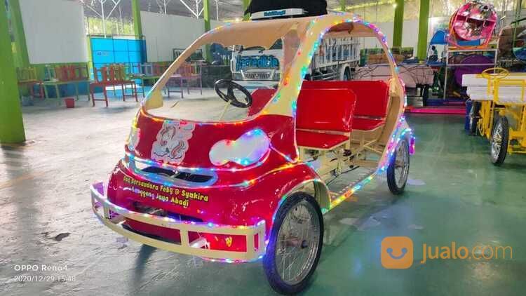 Wahana Mainan Odong Becak Cinta Jazz Kereta Mini Mobil