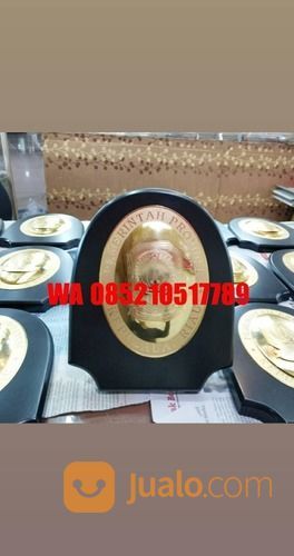 Plakat Kayu Kuningan Plat