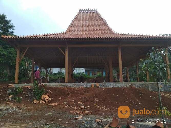 Pendopo Joglo Kayu Jati Ukir Tumpangsari