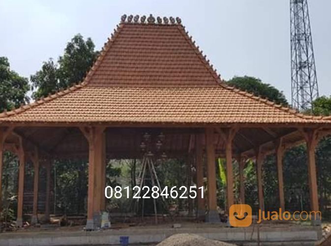 Pendopo Joglo Kayu Jati Ukir Tumpangsari